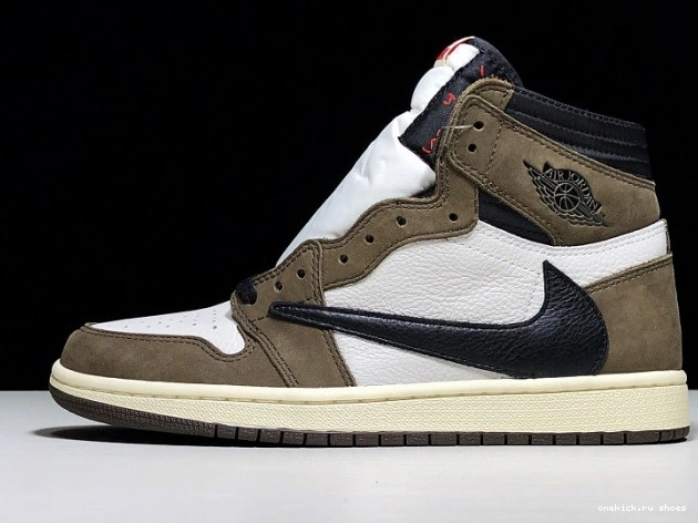 Rep OG Retro - x 1 100 Travis High CD4487 Jordan Scott 'Mocha' Air 0607